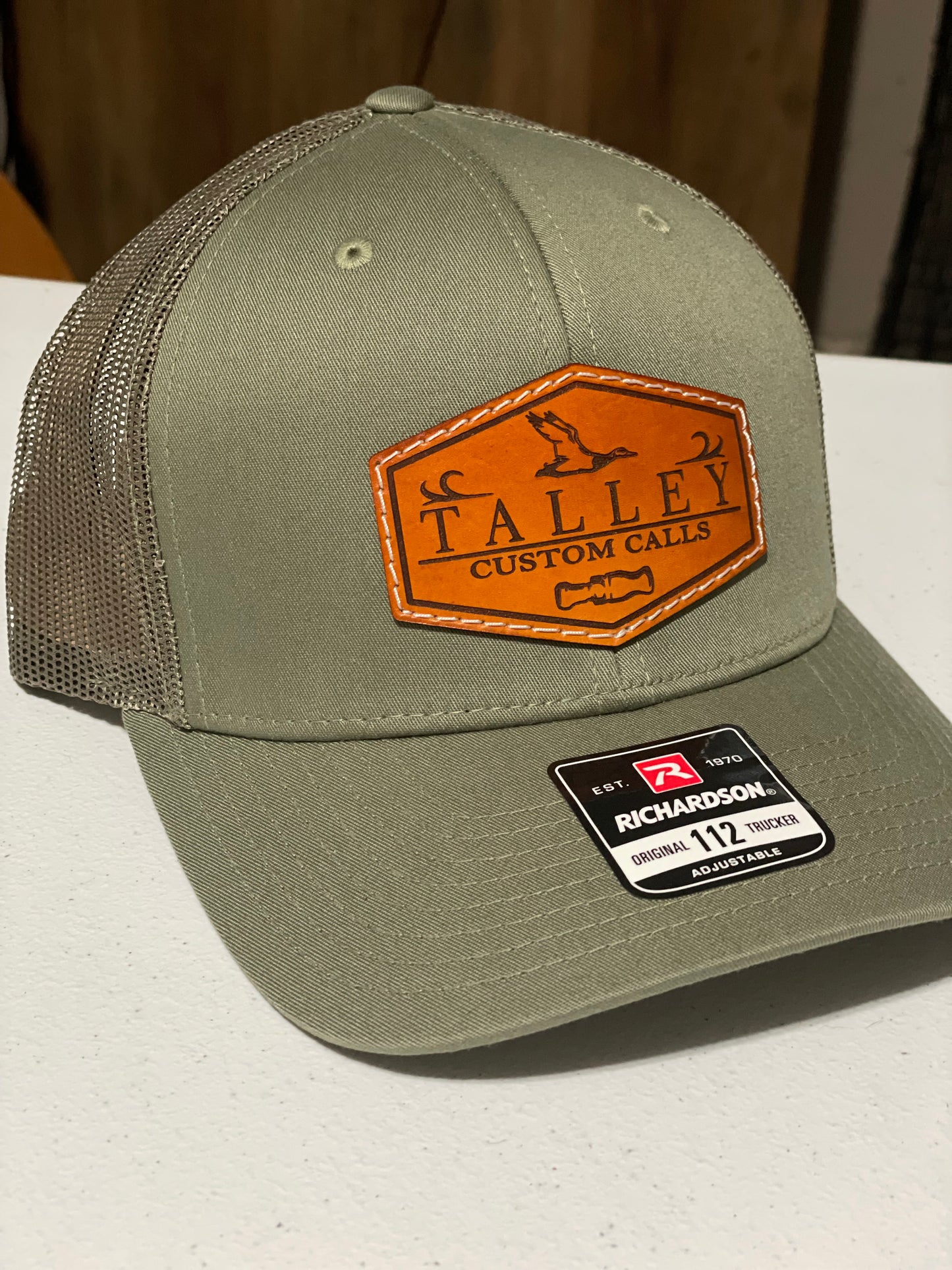 Richardson 112 leather patch hat
