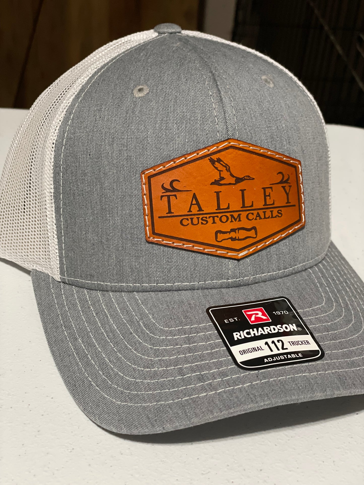 Richardson 112 leather patch hat